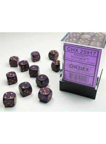 Speckled Hurricane 12mm d6 Dice Block (36 dice) Speckled Hurricane 12mm d6 Dice Block (36 dice)