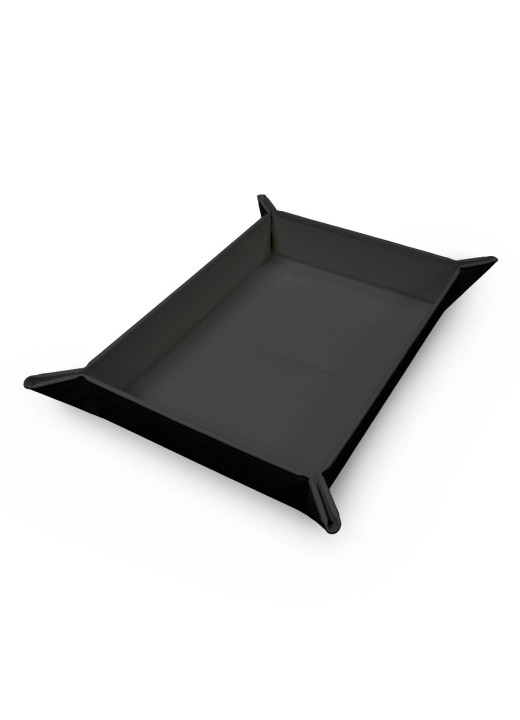 Vivid Magnetic Foldable Dice Tray: Black
