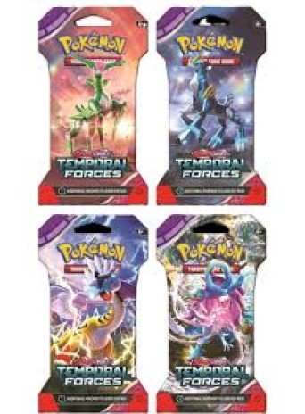 Pokemon TCG - Scarlet & Violet LVL5 - Temporal Forces Sleeved Booster Pack Pokemon TCG - Scarlet & Violet LVL5 - Temporal Forces Sleeved Booster Pack