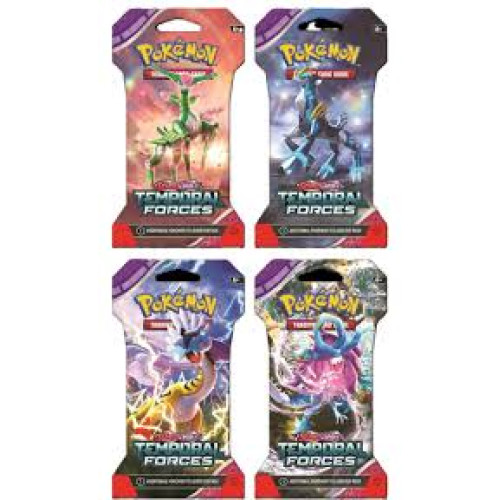 Pokemon TCG - Scarlet & Violet LVL5 - Temporal Forces Sleeved Booster Pack