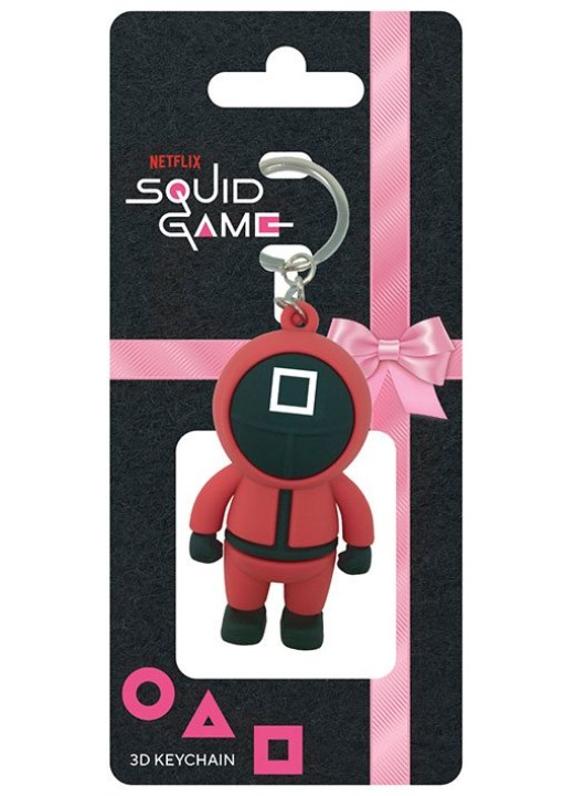 Squid Game 3D Rubber Square Guard 6 cm