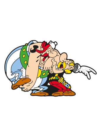 Asterix Fridge Magnet Asterix & Obelix Laughing 6 cm
