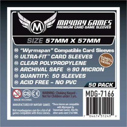 Premium Wyrmspan Compatible Sleeves (57x57 mm)