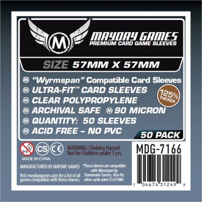 Premium Wyrmspan Compatible Sleeves (57x57 mm)