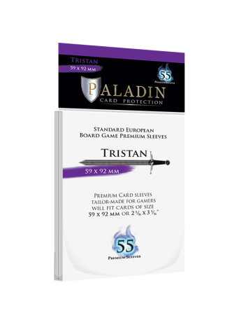 Paladin Tristan Sleeves (59×92 mm)