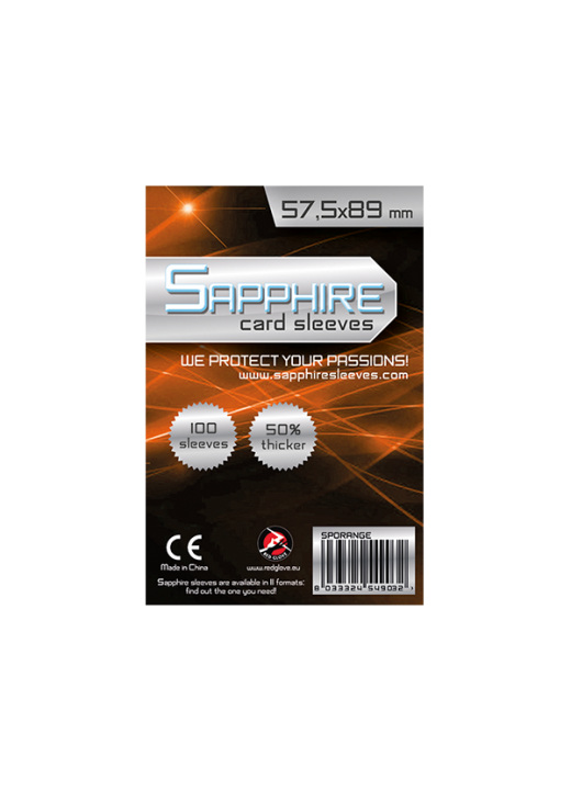 Sapphire Sleeves (57,5x89 mm)