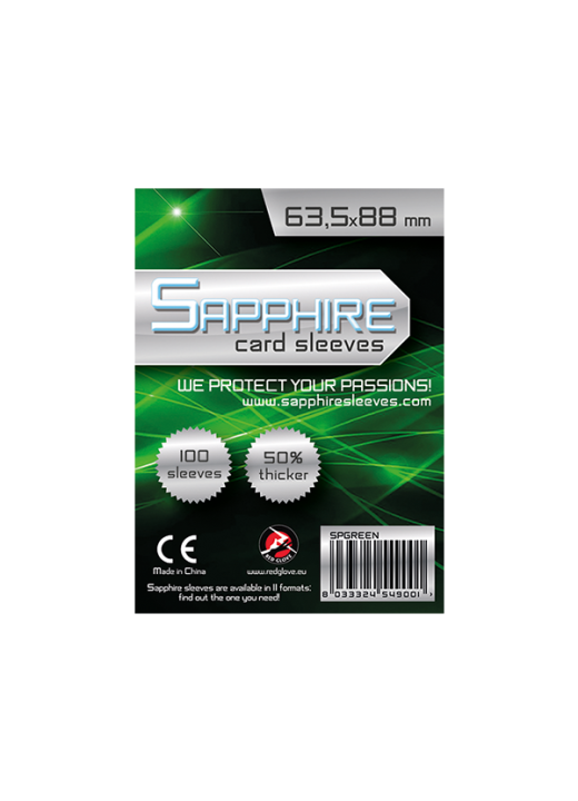 Sapphire Sleeves (63,5x88 mm)