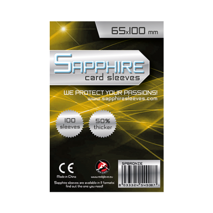 Sapphire Sleeves (65x100 mm)