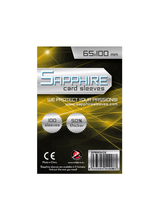 Sapphire Sleeves (65x100 mm)