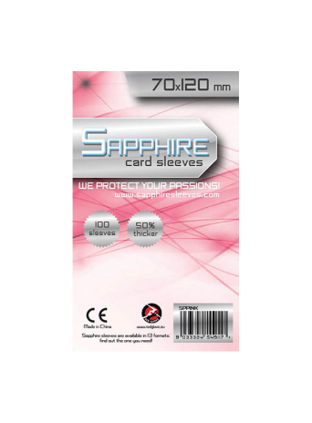 Sapphire Sleeves (70x120 mm)