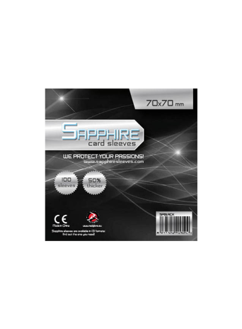 Sapphire Sleeves (70x70 mm)