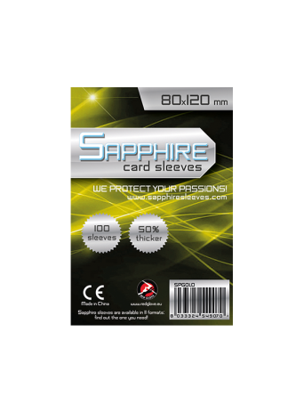 Sapphire Sleeves (80x120 mm)