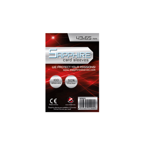 Sapphire Sleeves (43x65 mm)