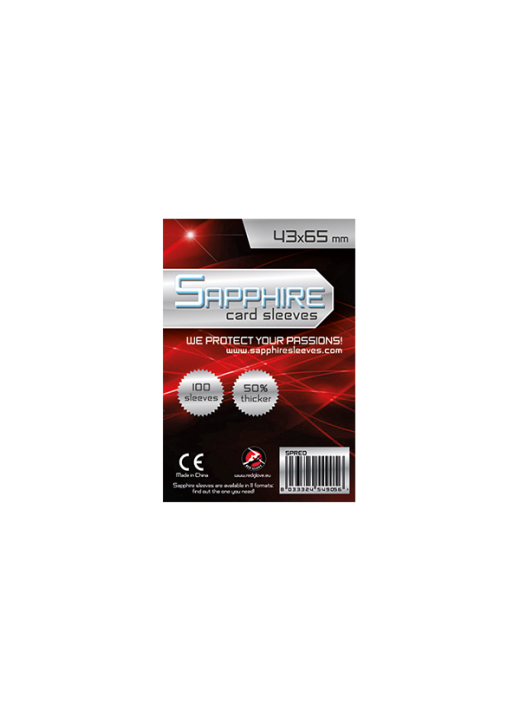 Sapphire Sleeves (43x65 mm)