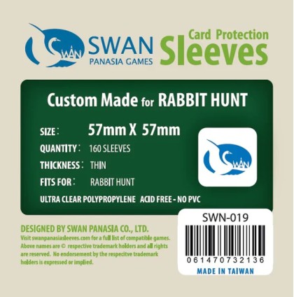 Swan Sleeves (57mm X 57mm)