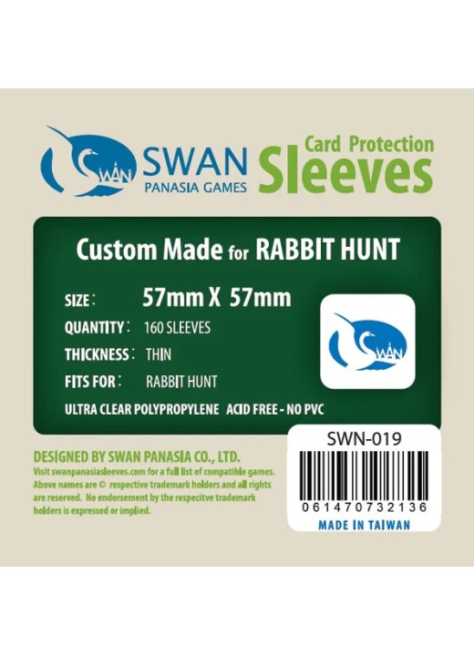 Swan Sleeves (57mm X 57mm)