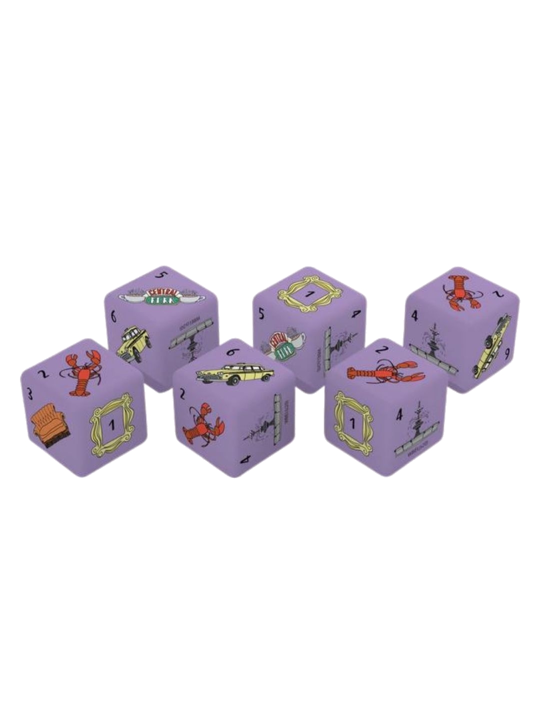 Friends: D6 Dice Set (6) Friends: D6 Dice Set (6)